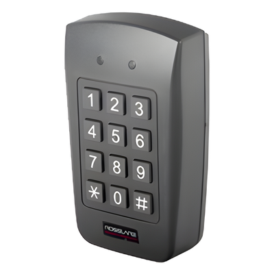 Teclado de Control de Acceso / 500 Usuarios / Lector de Proximidad Integrado / 3 Modos de Operación / Salida de Relevador Ajustable 1-99 s / Sensor Tamper Óptico