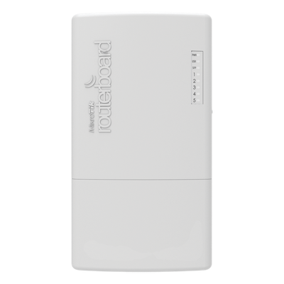 Router Exterior / 5 Puertos Gigabit / PoE 802.3af/at y Pasivo / SFP / IP66 / 800 MHz CPU
