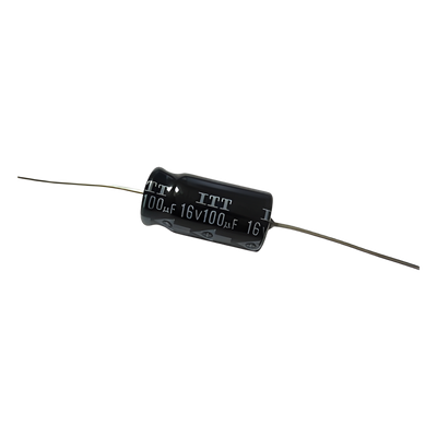 Capacitor Electrolítico / 100 µF / 16 VCC / Montaje Compacto
