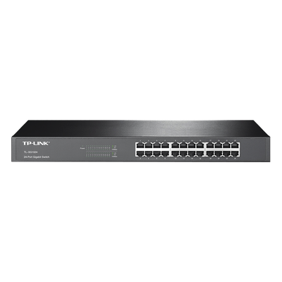Switch Gigabit no administrable / 24 puertos 10/100/1000 Mbps / 35.7 Mpps / Montaje rack o escritorio