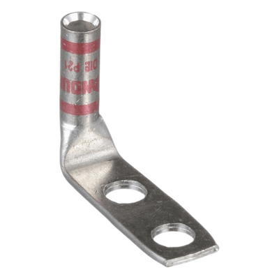Zapata de Compresión / 90° / Calibre 8 AWG / Barreno 1/4" / Espaciado 0.63" / Cobre