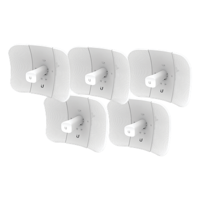 Kit CPE airMAX AC / 5 GHz / 450 Mbps / Antena 23 dBi / 2x2 MIMO / 5 Unidades / 5150-5875 MHz