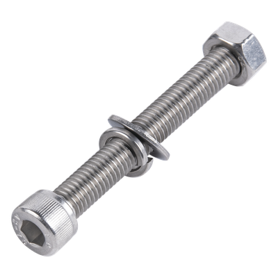 Tornillo de acero inoxidable / M8 x 65 mm / 0.26 x 2.13 pulgadas / Montaje de módulos fotovoltaicos / Resistente a corrosión