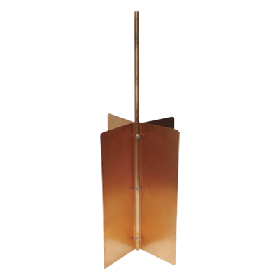 Electrodo de Tierra / Diseño Cruceta Cobre / Fosa 50x50x80 cm / 1.64x1.64x2.62 ft / NOM-001-SEDE-2012 / EIA/TIA J-STD-607-A