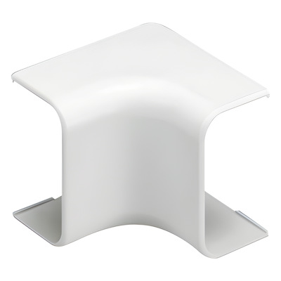 Esquinero interior / Canaleta LD5 / ABS / Blanco mate / UL94V-0 FT4 / 90° / 0°C a 50°C