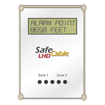 Módulo Localizador de Distancia / Doble Zona / Cable Detector de Calor / Modbus RS-485 / NEMA 4X / UL / 4,571 m (15,000 ft)
