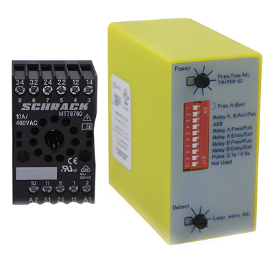 Sensor de Masa / Mono Canal / Inductivo / 12-24 VAC/VDC / IP40 / -30 a 70°C / Lazos 4-8 m