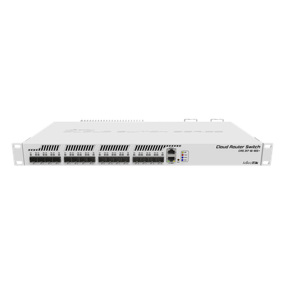 Switch gestionable Layer 3 / 16 puertos SFP+ 10 GbE / 1 puerto Gigabit Ethernet / Montaje en rack / Fuente redundante
