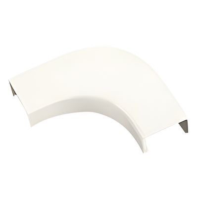 Curva de radio controlado / ABS / UL94V-0 FT4 / 0 a 50°C / Blanco Mate / Para canaleta LD3