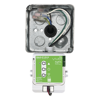 Módulo de Atenuación Inalámbrico / Control 0-10 V / 8 A / 120/277 V / RF 9 m (29.5 ft) a través de muros / Compatible con Controles Pico y Sensores Radio Powr Savr