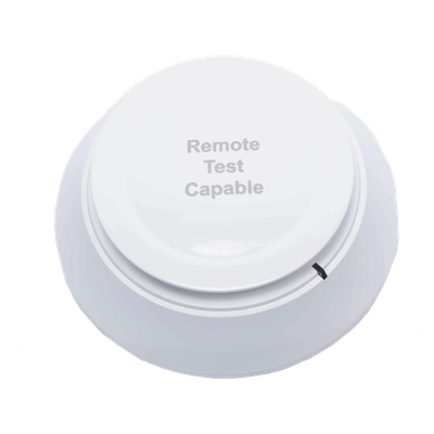 Detector de Humo Direccionable / Tecnología Fotoeléctrica IDP / Sensibilidad Programable / Direccionamiento Decimal / Compatible IFP y RFP / Color Blanco
