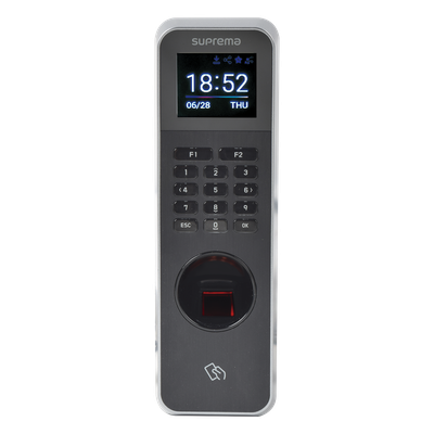 Terminal de Control de Acceso / Lector de Huella IP67 / Teclado / RFID-NFC Multitecnología / Bluetooth / 1.77" TFT LCD / 10,000 Usuarios