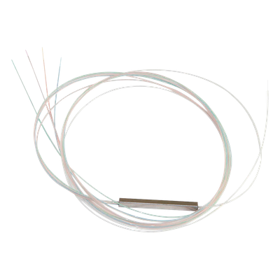 Splitter Óptico PLC / 1x4 / Fusión Sin Conectores / 1260-1650nm / -40°C a 85°C