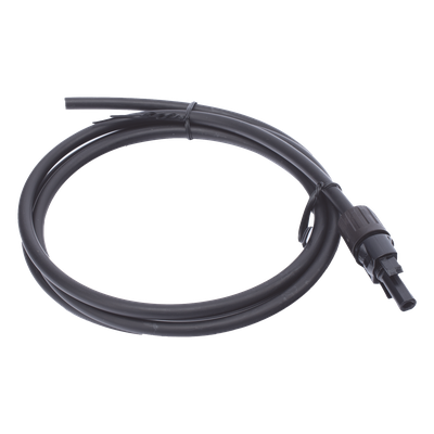 Cable Fotovoltaico / 1.5 m (4.9 ft) / 10 AWG / MC4-H Macho / Negro / Doble Aislamiento