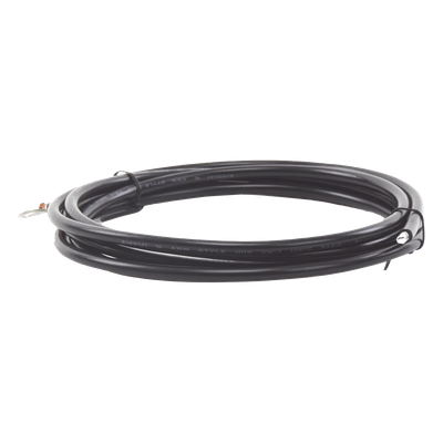 Cable para Controlador de Energía Solar / 3.0 m (9.84 ft) / 8 AWG / Terminal de Ojo / Negro