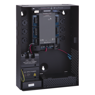 Controlador de Acceso IP / 2 Puertas Expandible a 4 / 20,000 Usuarios / 30,000 Eventos / TCP-IP / Gabinete con LED y Fuente