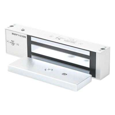 Chapa Magnética / 1200 lbs (545 kg) / Sensor de Unión y Posición / LED Bicolor / 12/24 Vdc Seleccionable / UL / Sin Magnetismo Residual