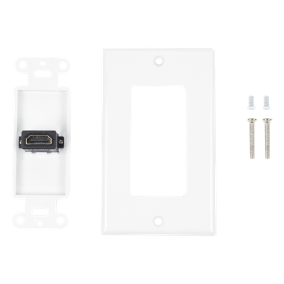 Placa de Pared / 1 Puerto HDMI Hembra-Hembra / Montaje Vertical / 70 x 115 mm / 2.75' x 4.52'
