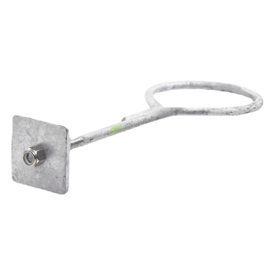 Ancla con Aro / Varilla 1/2" / 40 cm (15.7 in) / Galvanizado por Inmersión / Pared o Losa