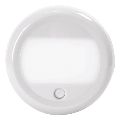 Luz LED de Cortesía Circular / 750 Lúmenes / Sensor PIR / 12-24 V / IP67 / 5.1' Ancho