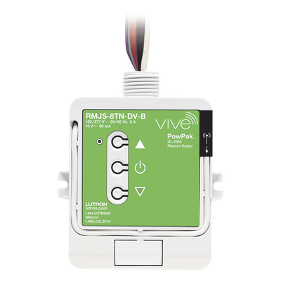 Módulo de Atenuación Inalámbrico / Control 0-10 V / 60 mA / Interruptor 8 A / 120/277 V / Alcance 9 m (29.5 ft) / Clear Connect RF