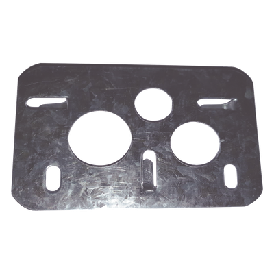 Placa Salida a Tubo Automática / 3/4", 1" y 1 1/4" / Lámina Galvanizada G60 / 5 kg