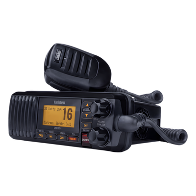 Radio Móvil Marino VHF / 25W / DSC Clase D con GPS / IPX4 / Pantalla LCD / Triple Watch