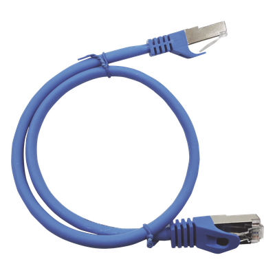 Patch Cord / Blindado / Cat6A / 10G / 3.0 m (9.84 ft) / Azul