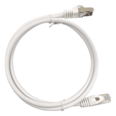 Patch Cord Cat6A / Blindado / 10G / 500MHz / 7.0m (22.96 pies) / Blanco