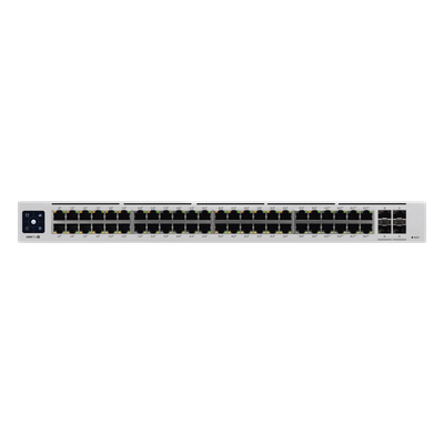 Switch PoE administrable / 48 puertos Gigabit PoE+ / PoE++ 802.3bt / 4 SFP+ 10G / 600W / 1.72' de alto