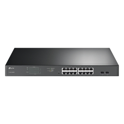 Switch PoE / 16 Puertos Gigabit / 2 SFP / 192W / 34 VLANs / 23.8 Mpps