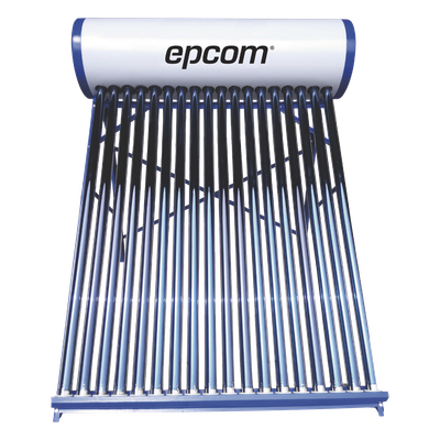 Calentador Solar de Baja Presión / 180 L / 18 Tubos de Vacío / Acero Inoxidable Grado Alimenticio / Resistencia a Granizo 25 mm / Ánodo de Magnesio