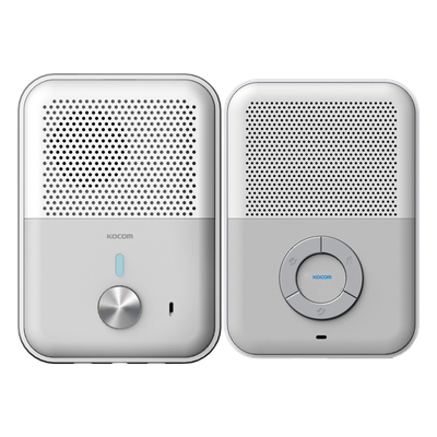 Kit de Audioportero Manos Libres / Frente de Calle a 4 Estaciones Interiores / Alimentación 120V / Consumo Máximo 2.6W / Montaje Superficial / Cable 4 Hilos Calibre 18