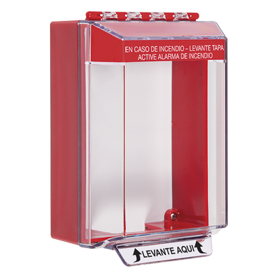 Cubierta de Montaje Superficial / Policarbonato UV / 6.17" x 4.58" x 1.83" / ADA / -40°C a 121°C / Texto Incendio Español
