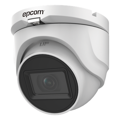 Turret TURBOHD / 5 MP / Lente 2.8 mm / 85° FOV / IR EXIR 30 m / IP67 / Metal / 4 en 1 / dWDR