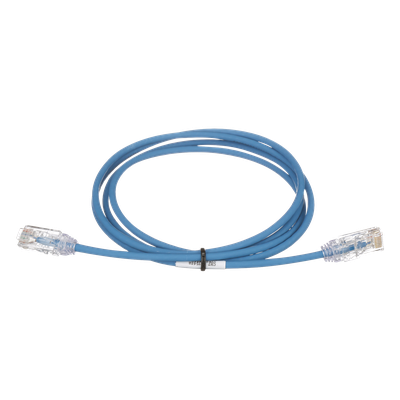 Cable de Parcheo Cat6 UTP / 28AWG Diámetro Reducido / 6.1 m (20 ft) / Doble Clasificación CM/LSZH / Azul