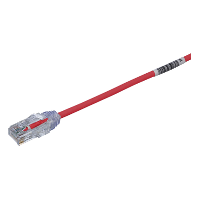 Cable de Parcheo UTP / Cat6 / 28AWG Diámetro Reducido / 20.2 cm (0.66 ft) / LSZH-CM / Rojo