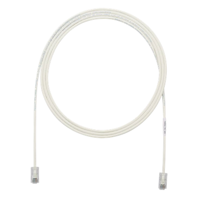 Cable de Parcheo UTP / Cat6A / 28AWG / CM-LSZH / 1.52 m (5 ft) / Blanco Mate
