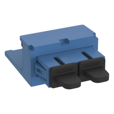 Módulo Acoplador / SC Duplex / Fibra Monomodo OS1/OS2 / Mini-Com / Cerámica Zirconia / Azul