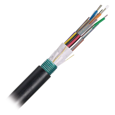 Cable de Fibra Óptica / 6 Hilos / OSP Planta Externa / Armado / 250μm / Monomodo OS2 / Por Metro / 0.82 pies