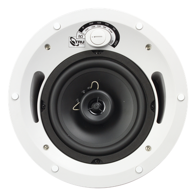 Altavoz de Techo Comercial / 2 Vías / 6.5 in / 60 Watts / 70V/100V/8 Ohms / UL 1480 / Humedad Exterior Cubierto