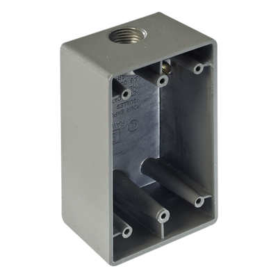 Caja Condulet FS / 3/4" (19.05 mm) / 1 Boca / Aluminio Inyectado / A Prueba de Intemperie / Volumen 308.3 cm³ / UL 514A y CAN/CSA-C22.2