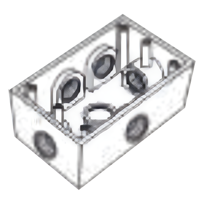 Caja Condulet / 6 Bocas / 3/4" (19.05 mm) / Aluminio Diecast / NPT / Intemperie