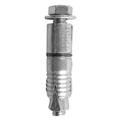 Taquete Expansor Tipo Z / 3/16" x 1 1/2" (38 mm) / Carga a Tensión 80 kg / Zamac Resistente a Corrosión / Tornillo Incluido 1 3/4" (45 mm) / Dureza 82 Rockwell B