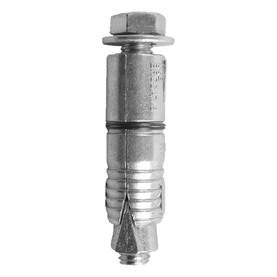 Taquete Expansor Tipo Z / 3/8" x 2" / Carga Tensión 260 kg / Carga Cortante 430 kg / Zamac Resistente a Corrosión / Expansión Bidireccional