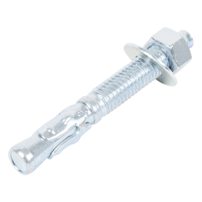 Taquete Tipo Arpón / 1/4" x 2 1/4" (6 x 57 mm) / Torque 10.8 N·m / Penetración Mínima 1 3/8" (35 mm) / Electro Galvanizado