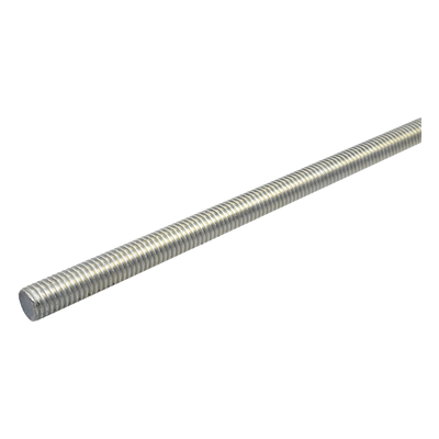 Varilla Roscada / 1/2" (13 mm) / 3 m (9.8 ft) / Galvanizada Electrolítica / SAE 1018 / Resistencia 600 MPa