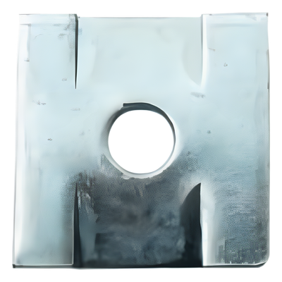 Tope Unicanal Plano / Tornillo 1/2" (13 mm) / Instalación en Superficies Planas / Uso Industrial