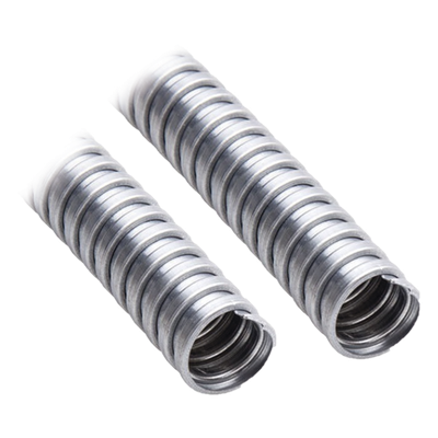 Tubo Flexible Eléctrico / 3/4" (19 mm) / Acero Galvanizado / Rollo 50 m / 12.91 kg / NEMA FB-1 / UL 514 B