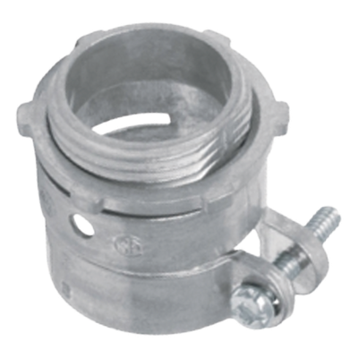 Conector Recto para Tubo Flexible / 2" (51 mm) / Diámetro 67 mm / Acabado Bruñido Brillante / NEMA FB-1 / UL 514B